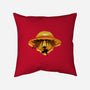Pirate Head Landscape-none removable cover w insert throw pillow-dandingeroz
