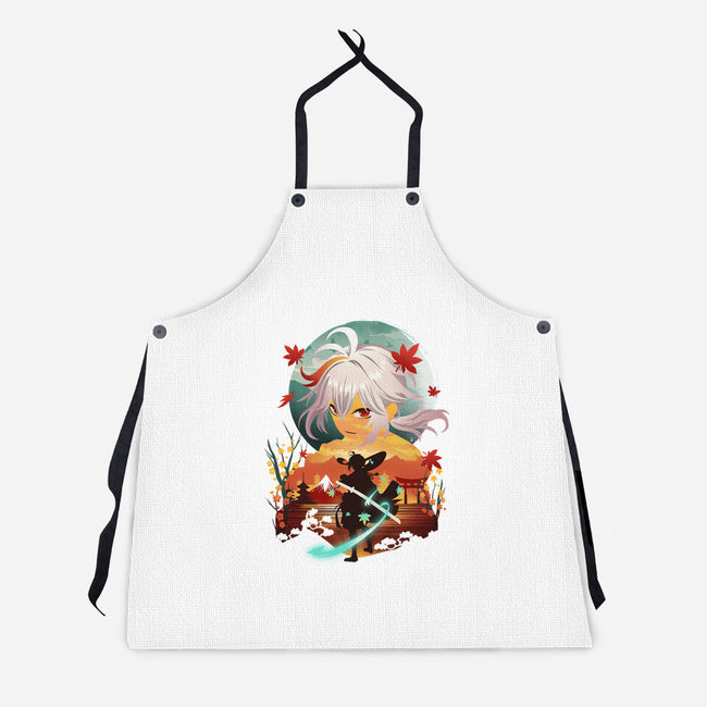 Kazuha Ukiyo E-unisex kitchen apron-dandingeroz