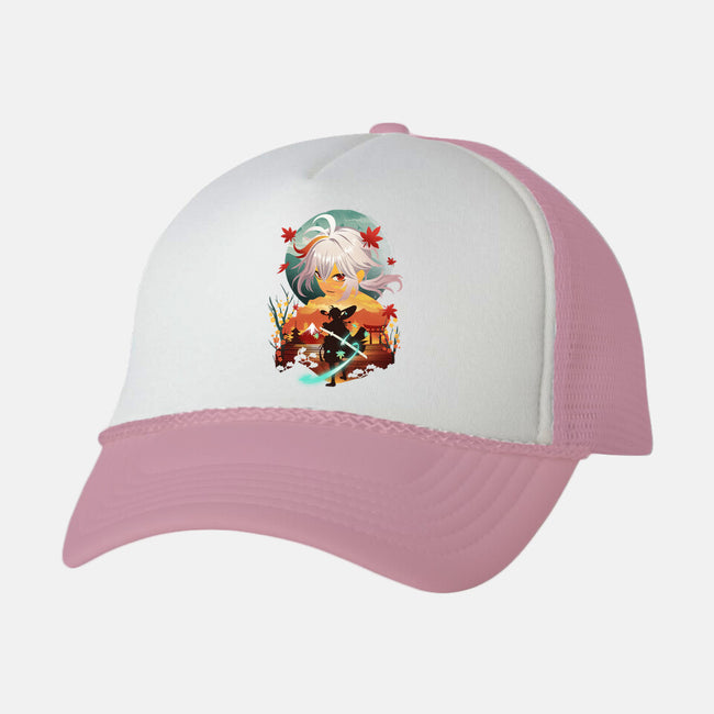 Kazuha Ukiyo E-unisex trucker hat-dandingeroz