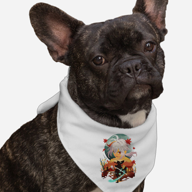 Kazuha Ukiyo E-dog bandana pet collar-dandingeroz
