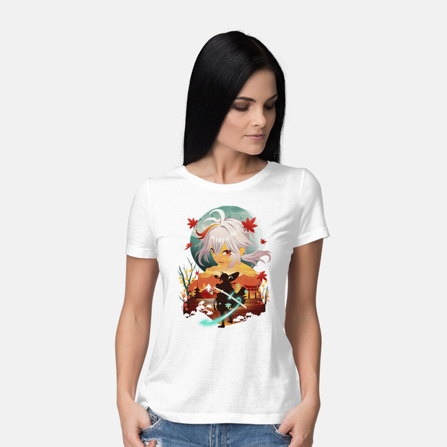 Kazuha Ukiyo E-womens basic tee-dandingeroz