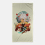 Kazuha Ukiyo E-none beach towel-dandingeroz