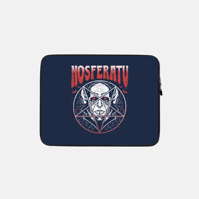 Classic Vampire Metal-none zippered laptop sleeve-Logozaste