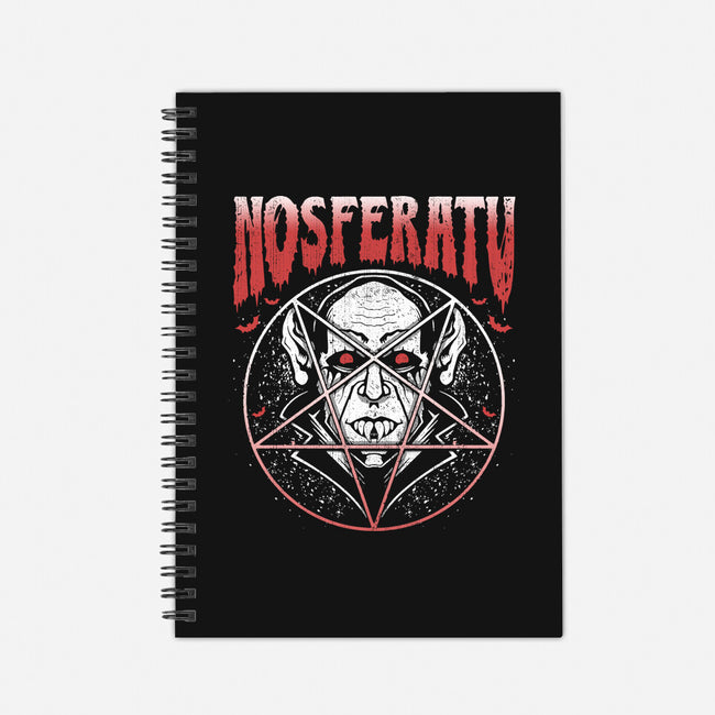 Classic Vampire Metal-none dot grid notebook-Logozaste
