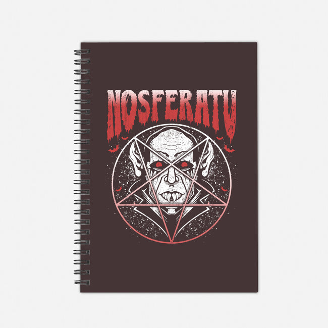 Classic Vampire Metal-none dot grid notebook-Logozaste