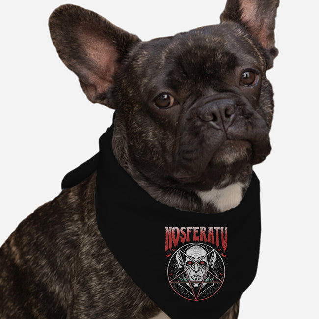 Classic Vampire Metal-dog bandana pet collar-Logozaste
