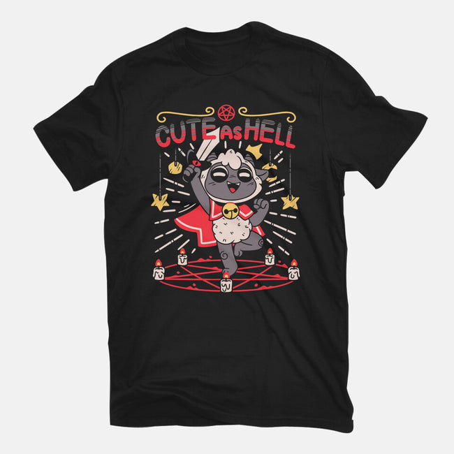 Lamb Cute As Hell-unisex basic tee-Zaia Bloom