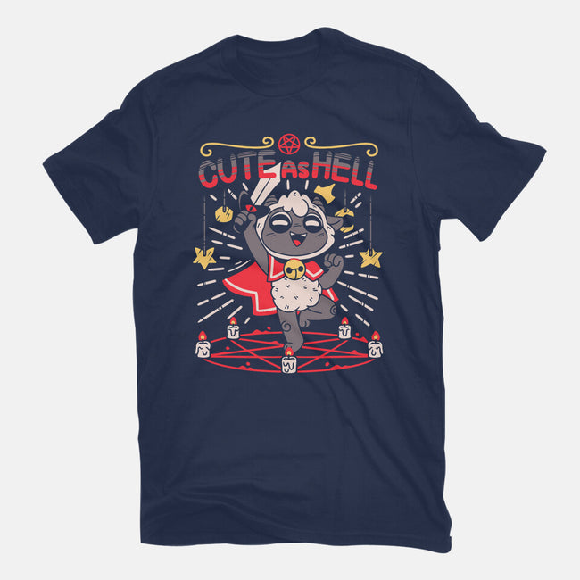 Lamb Cute As Hell-youth basic tee-Zaia Bloom