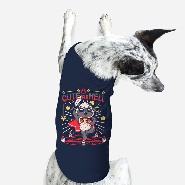 Lamb Cute As Hell-dog basic pet tank-Zaia Bloom