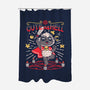 Lamb Cute As Hell-none polyester shower curtain-Zaia Bloom