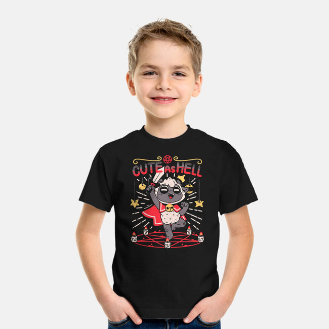 Lamb Cute As Hell-youth basic tee-Zaia Bloom