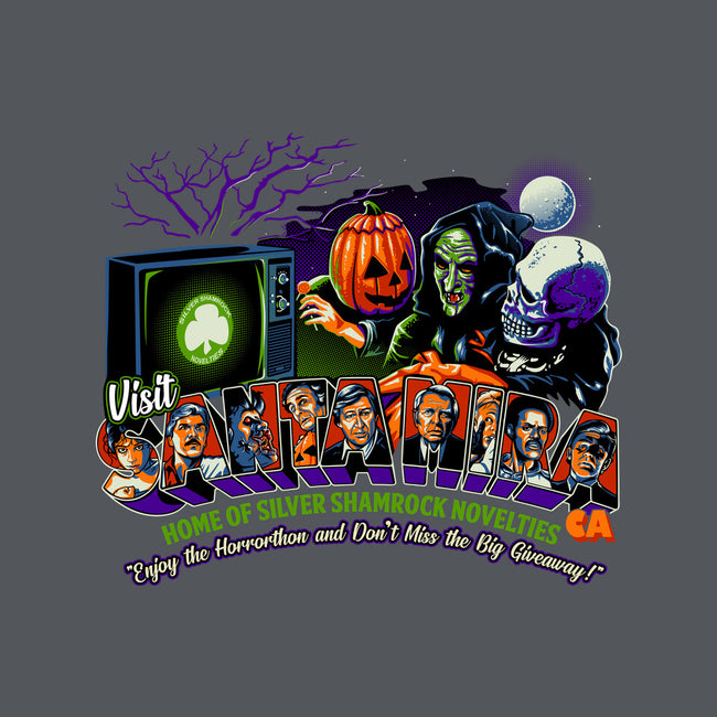 Enjoy The Horrorthon In Santa Mira-womens basic tee-goodidearyan
