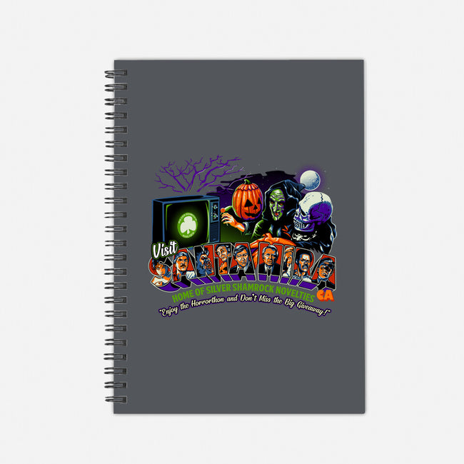 Enjoy The Horrorthon In Santa Mira-none dot grid notebook-goodidearyan