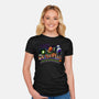 Enjoy The Horrorthon In Santa Mira-womens fitted tee-goodidearyan