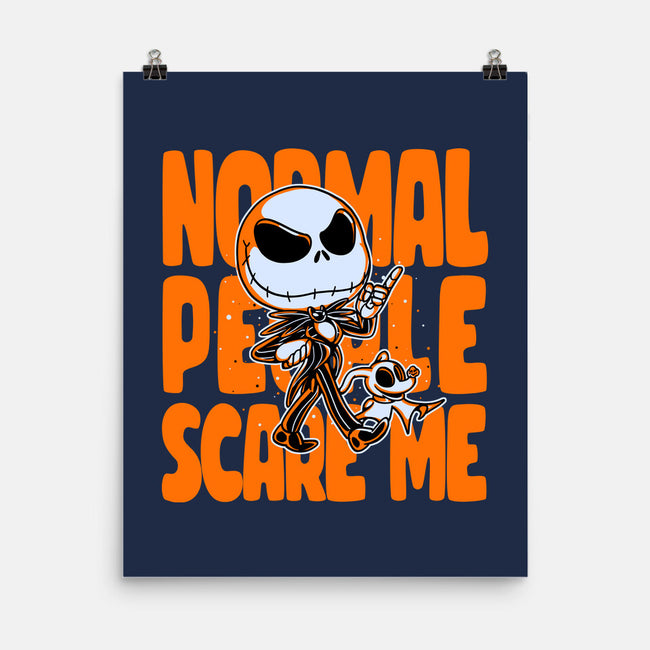 Normal Scare-none matte poster-estudiofitas