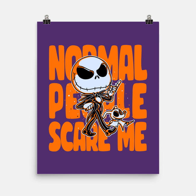 Normal Scare-none matte poster-estudiofitas