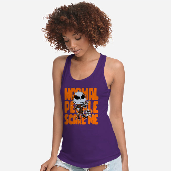 Normal Scare-womens racerback tank-estudiofitas