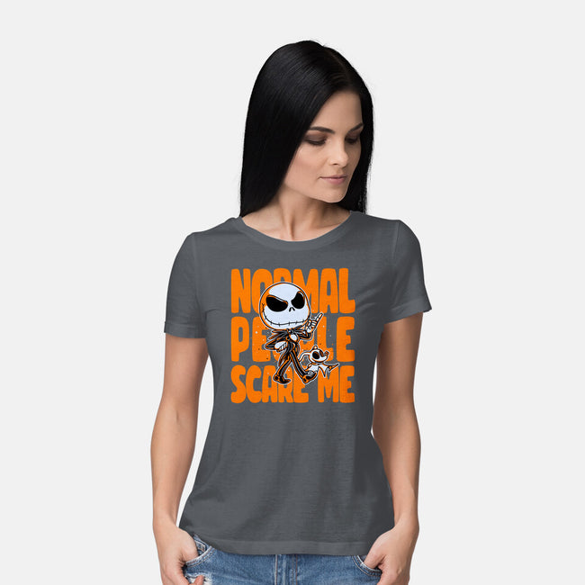 Normal Scare-womens basic tee-estudiofitas