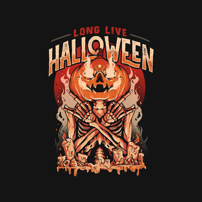 Long Live Halloween-womens fitted tee-eduely