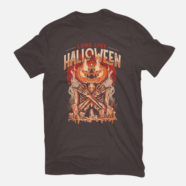 Long Live Halloween-womens basic tee-eduely