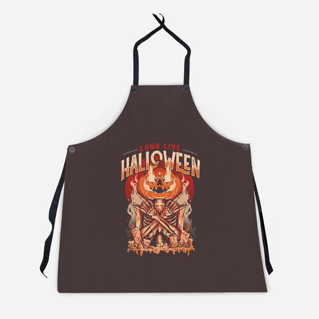 Long Live Halloween-unisex kitchen apron-eduely