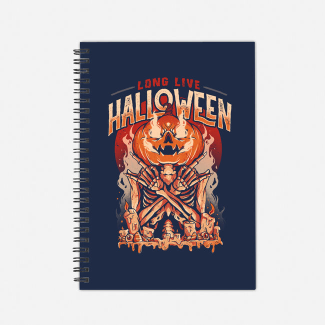 Long Live Halloween-none dot grid notebook-eduely