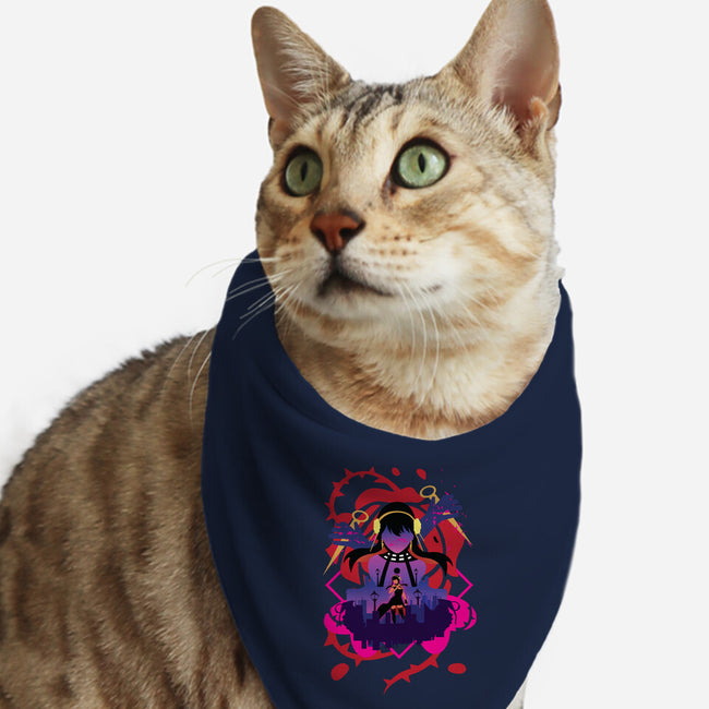 The Assassin-cat bandana pet collar-SwensonaDesigns