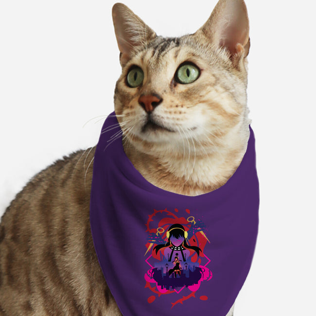 The Assassin-cat bandana pet collar-SwensonaDesigns
