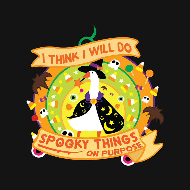 Do Spooky Things On Purpose-unisex baseball tee-SwensonaDesigns