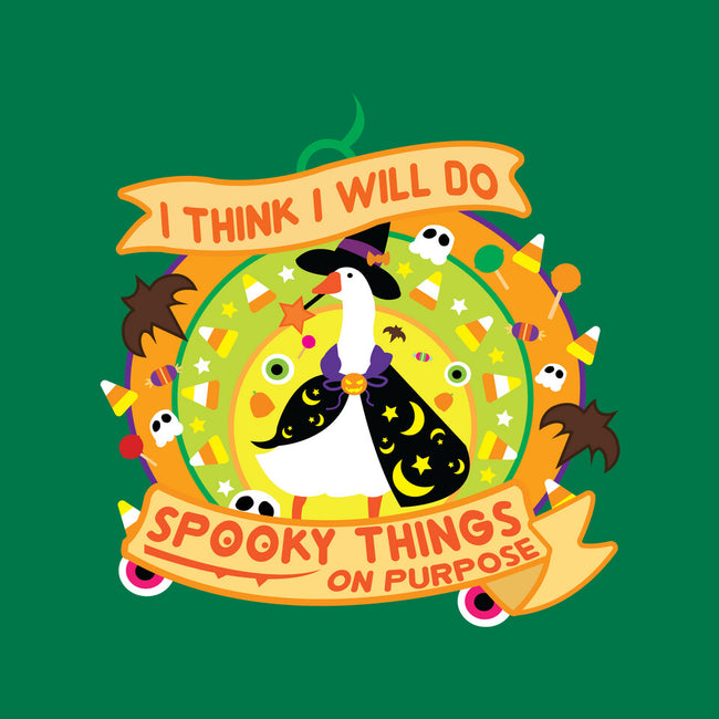 Do Spooky Things On Purpose-none polyester shower curtain-SwensonaDesigns