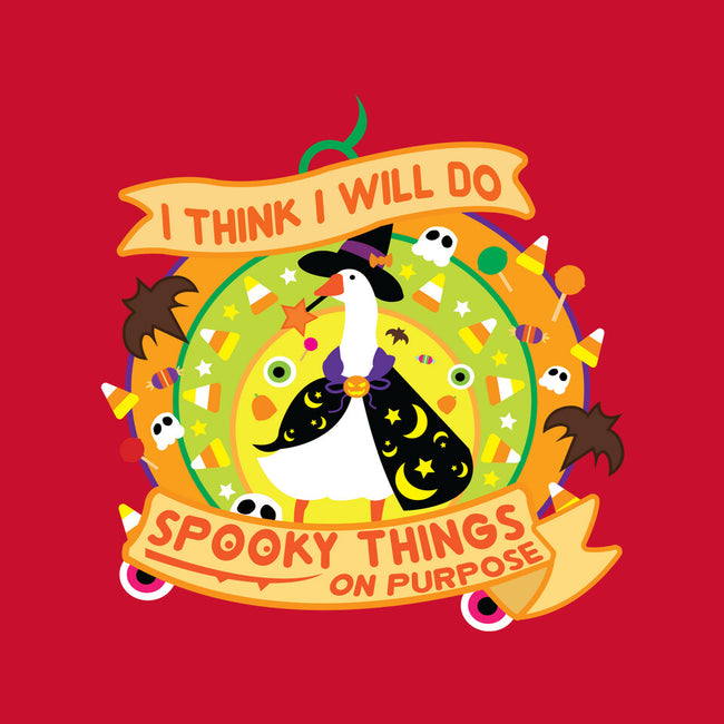 Do Spooky Things On Purpose-womens fitted tee-SwensonaDesigns