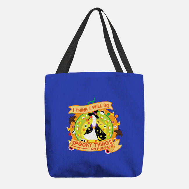 Do Spooky Things On Purpose-none basic tote bag-SwensonaDesigns