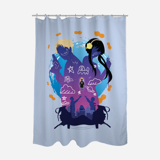 Meet The Forgers-none polyester shower curtain-SwensonaDesigns