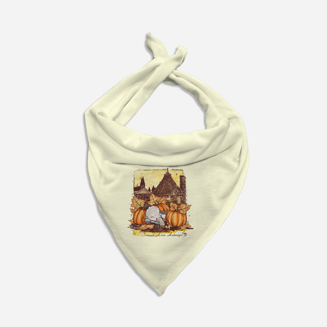 Love Autumn-dog bandana pet collar-fanfabio