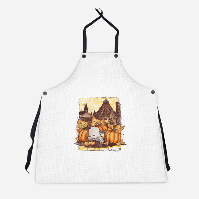 Love Autumn-unisex kitchen apron-fanfabio