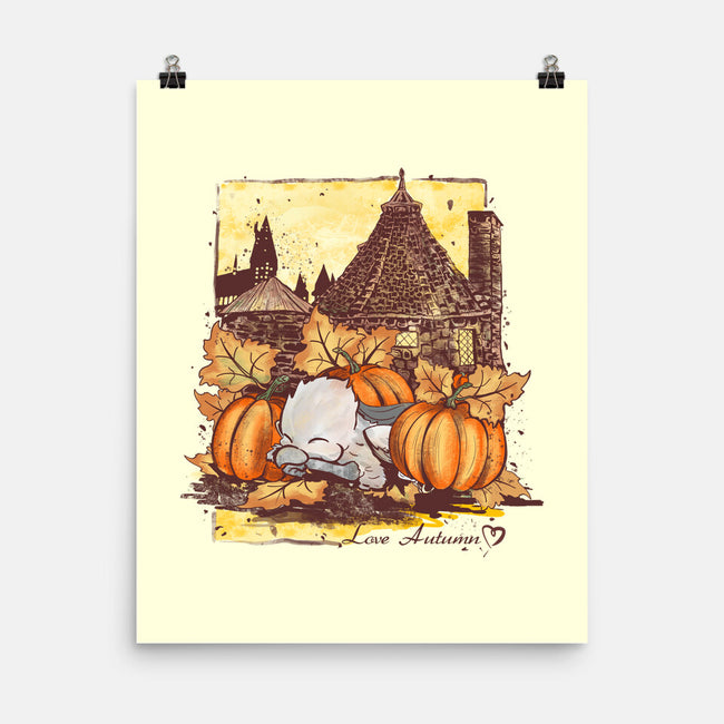 Love Autumn-none matte poster-fanfabio