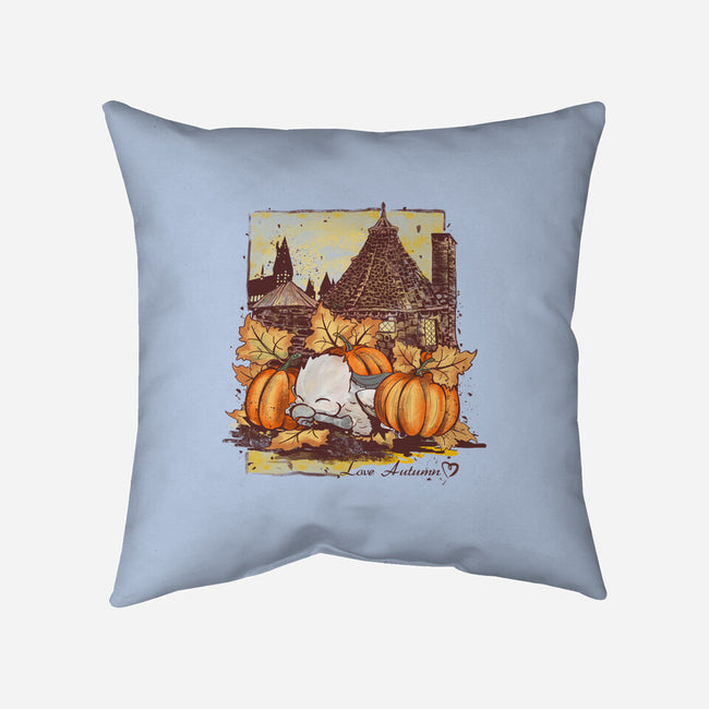 Love Autumn-none removable cover w insert throw pillow-fanfabio