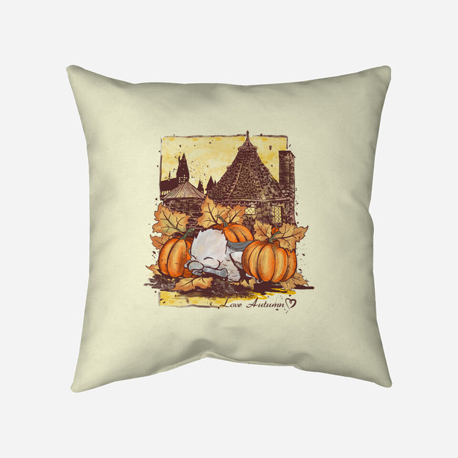 Love Autumn-none removable cover w insert throw pillow-fanfabio