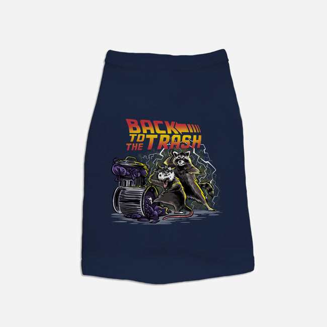 Back To The Trash-cat basic pet tank-zascanauta
