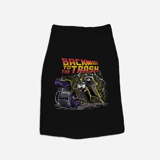 Back To The Trash-dog basic pet tank-zascanauta