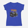 Back To The Trash-womens v-neck tee-zascanauta
