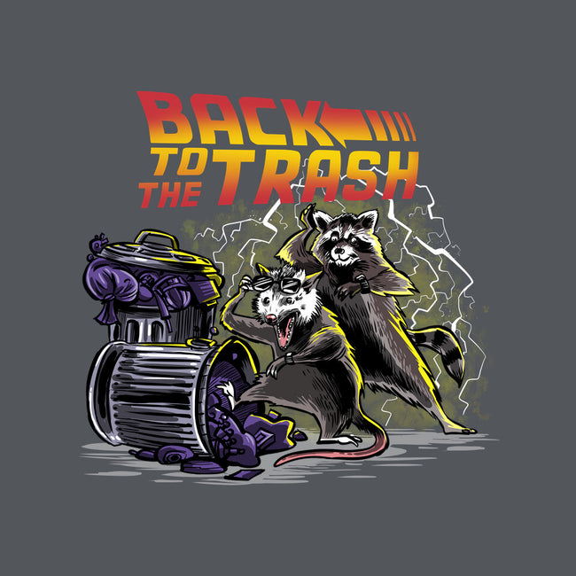 Back To The Trash-womens v-neck tee-zascanauta
