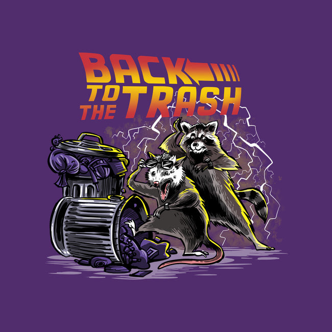 Back To The Trash-none removable cover w insert throw pillow-zascanauta