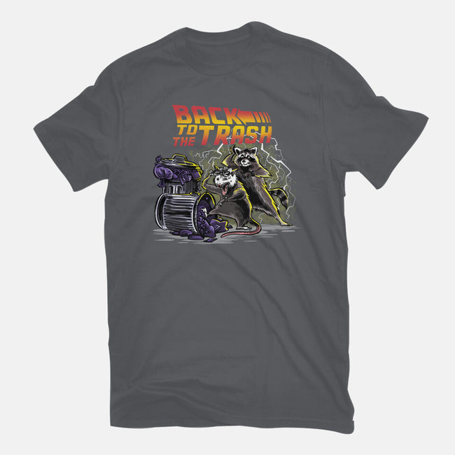 Back To The Trash-womens fitted tee-zascanauta
