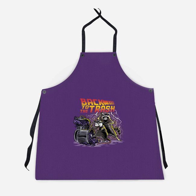 Back To The Trash-unisex kitchen apron-zascanauta