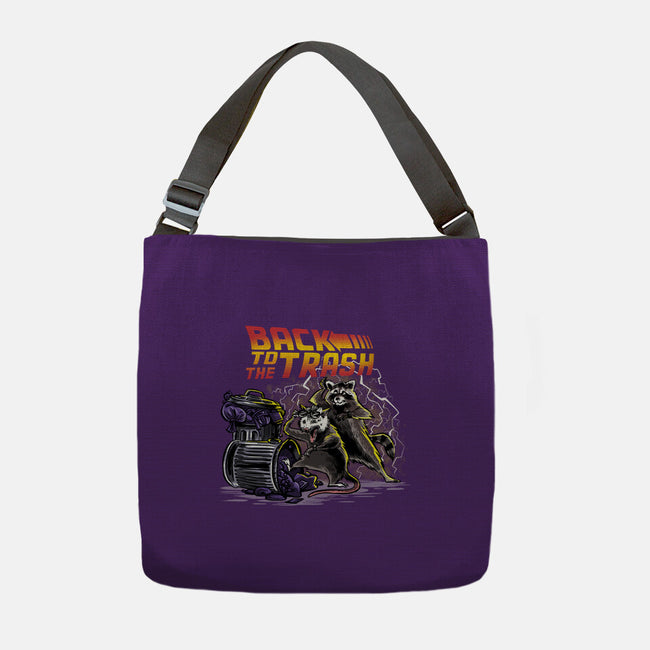 Back To The Trash-none adjustable tote bag-zascanauta