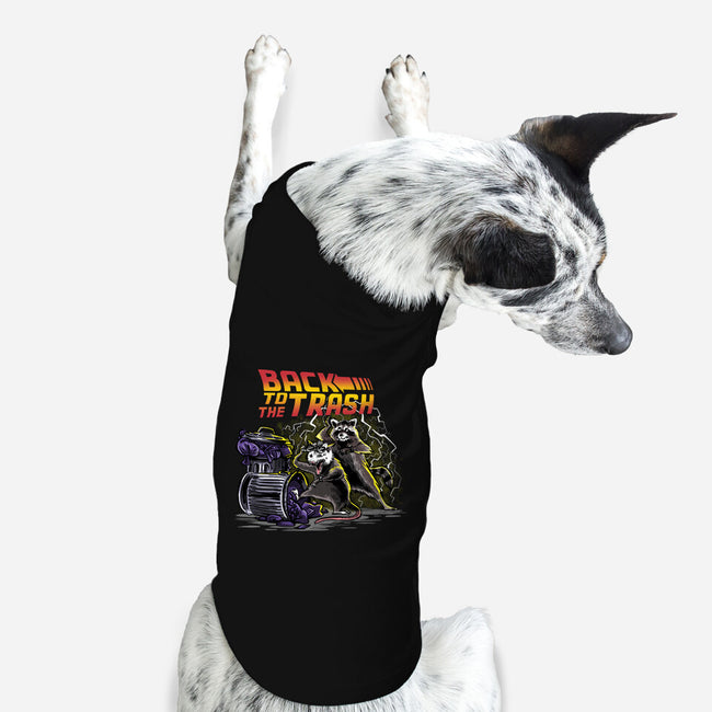 Back To The Trash-dog basic pet tank-zascanauta
