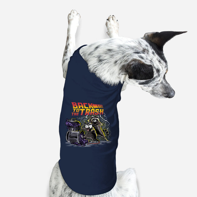 Back To The Trash-dog basic pet tank-zascanauta