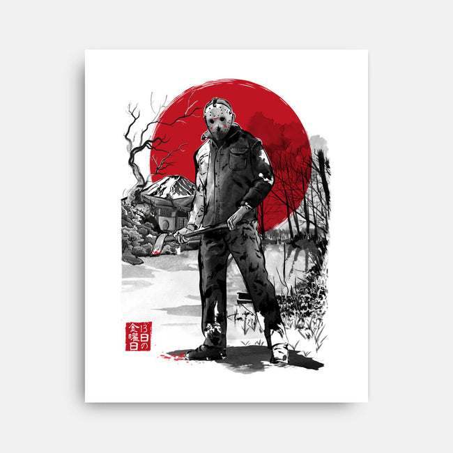 Jason In Japan-none stretched canvas-DrMonekers