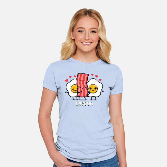 Baecon-womens fitted tee-Boggs Nicolas